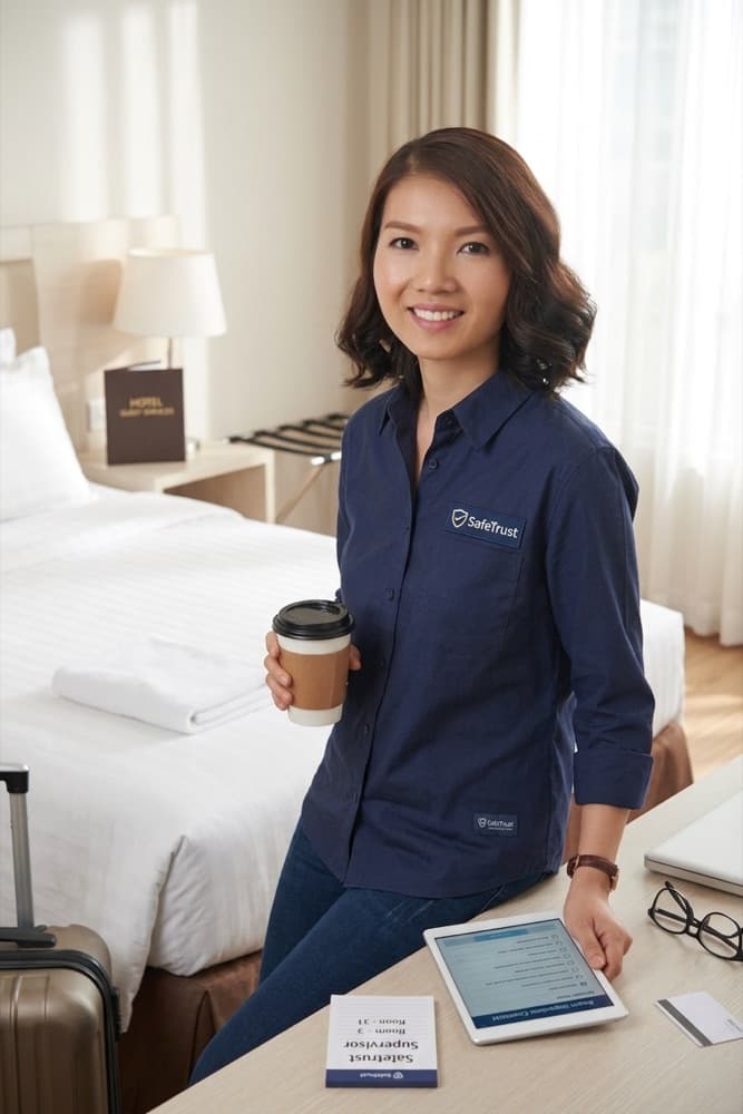 SafeTrust-sourced skilled workers in a hospitality setting